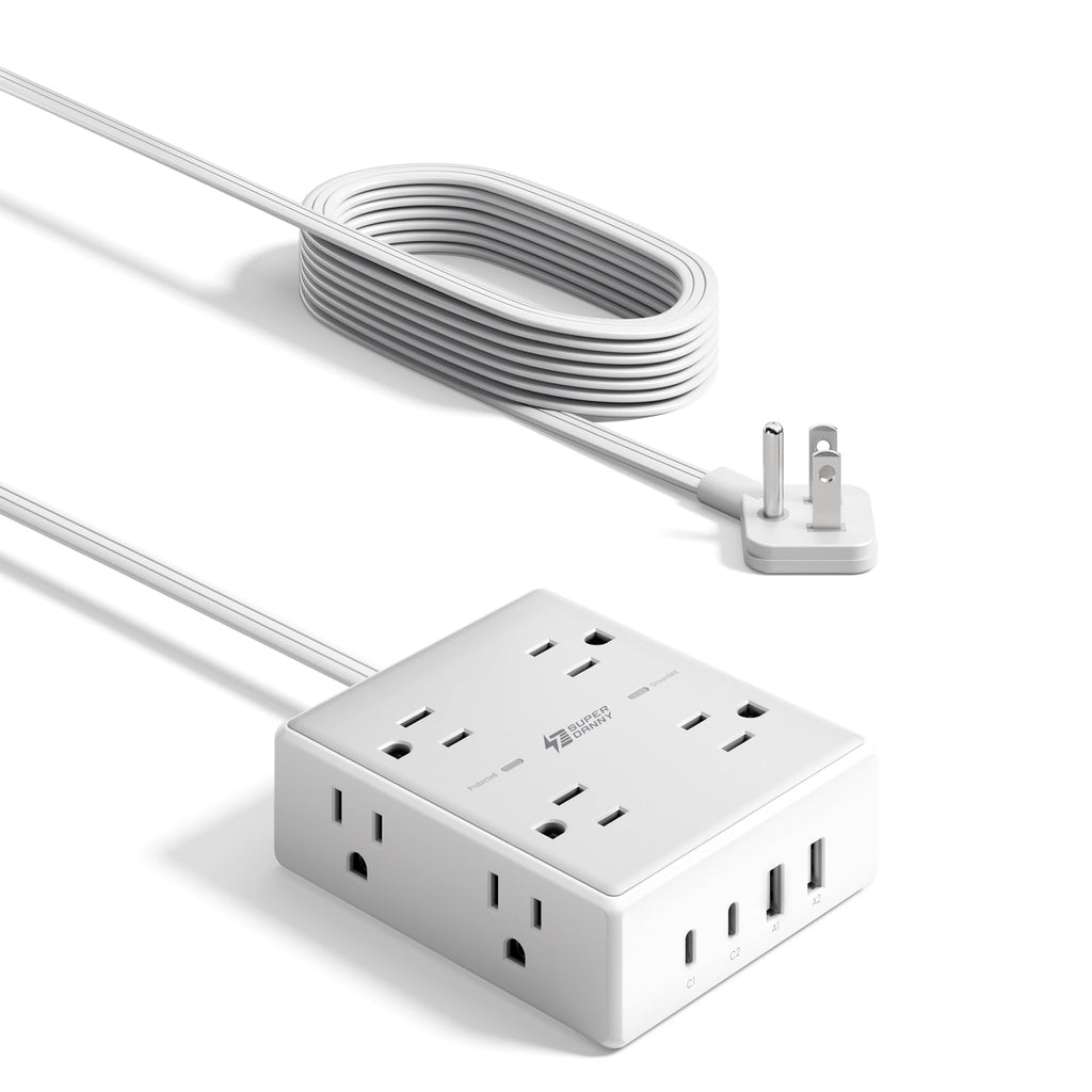 10ft Extension Cord with Surge Protection
