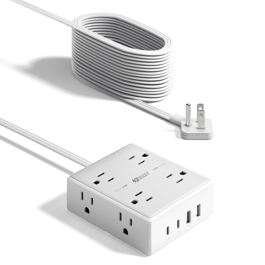 10ft Extension Cord with Surge Protection