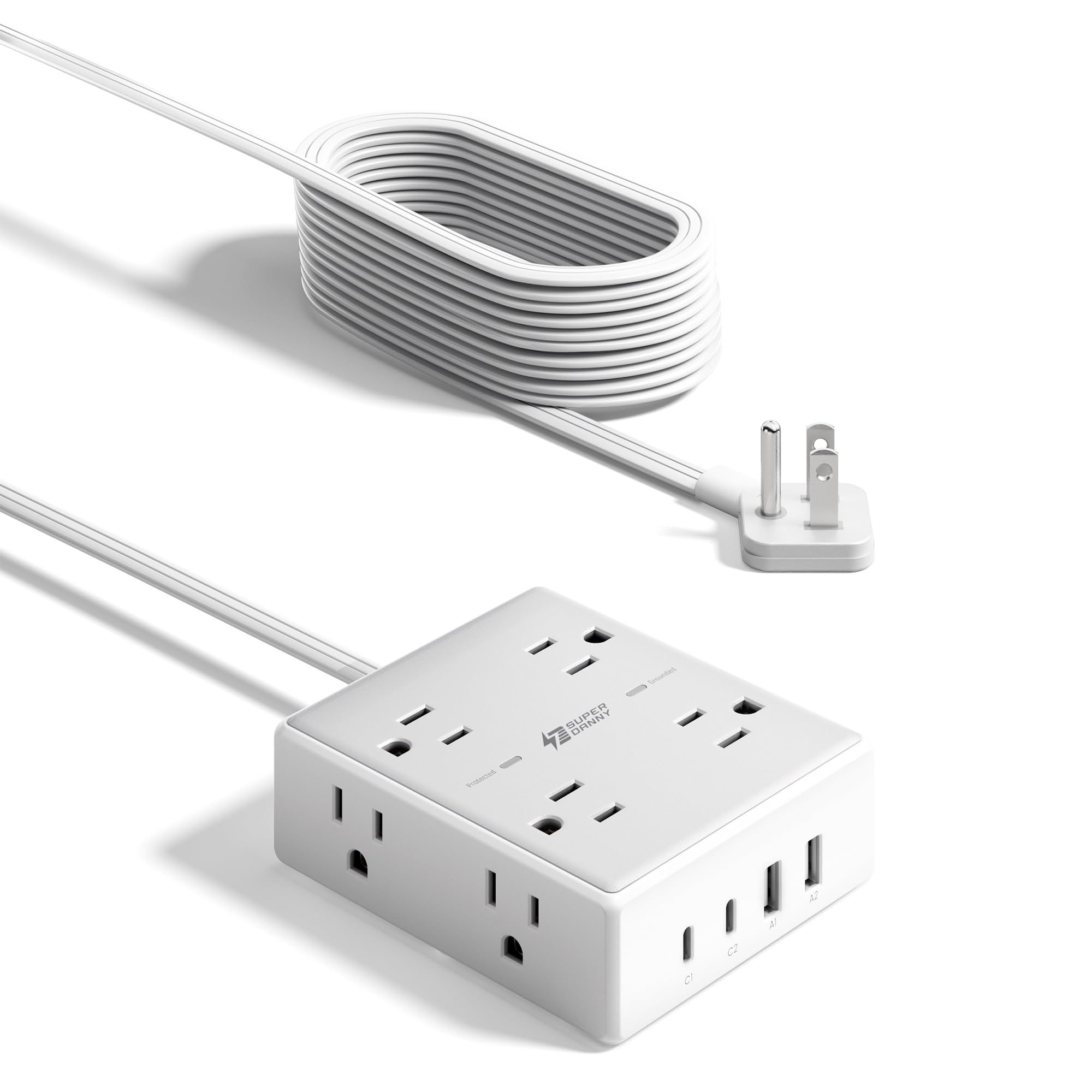 10ft Extension Cord with Surge Protection