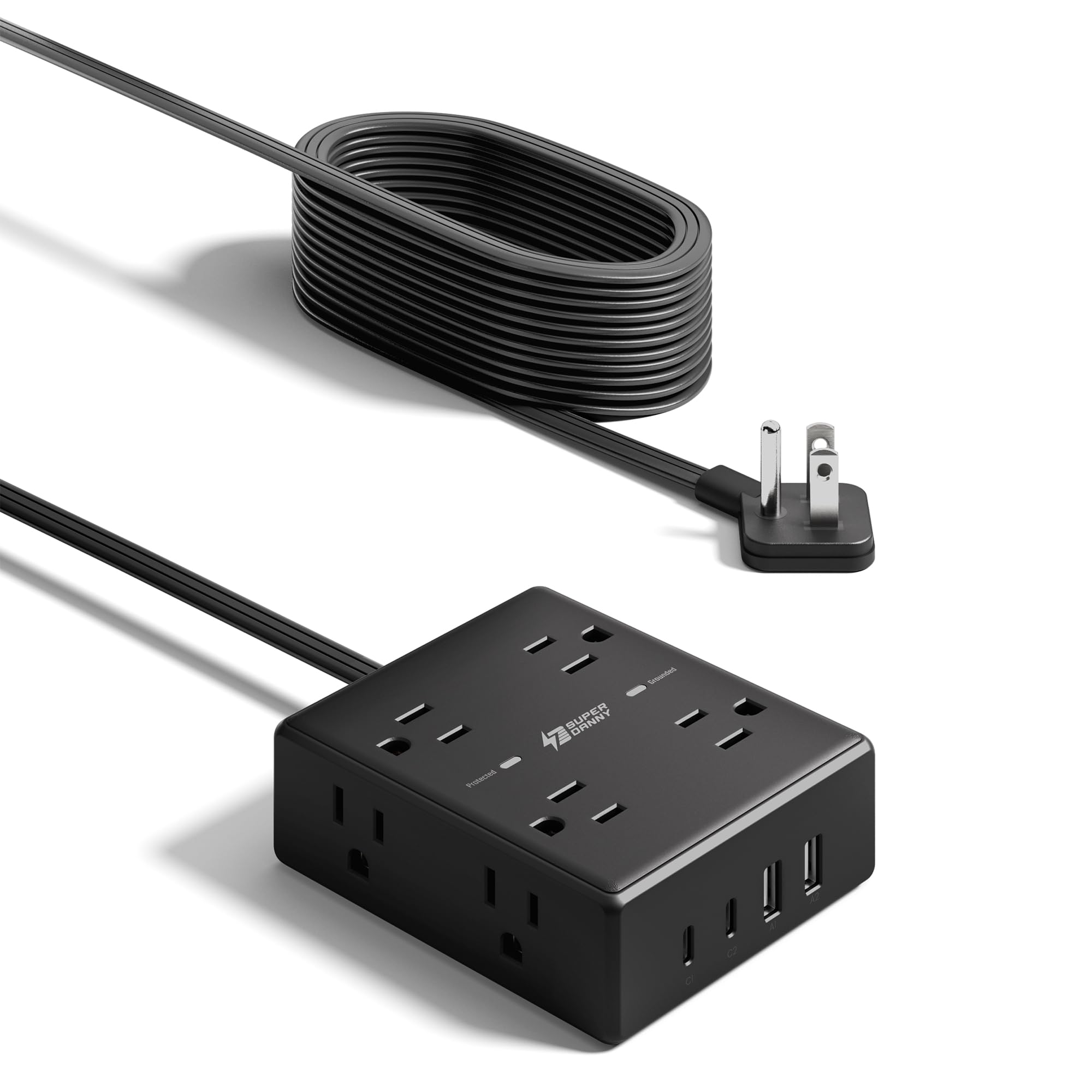 10ft Extension Cord with Surge Protection