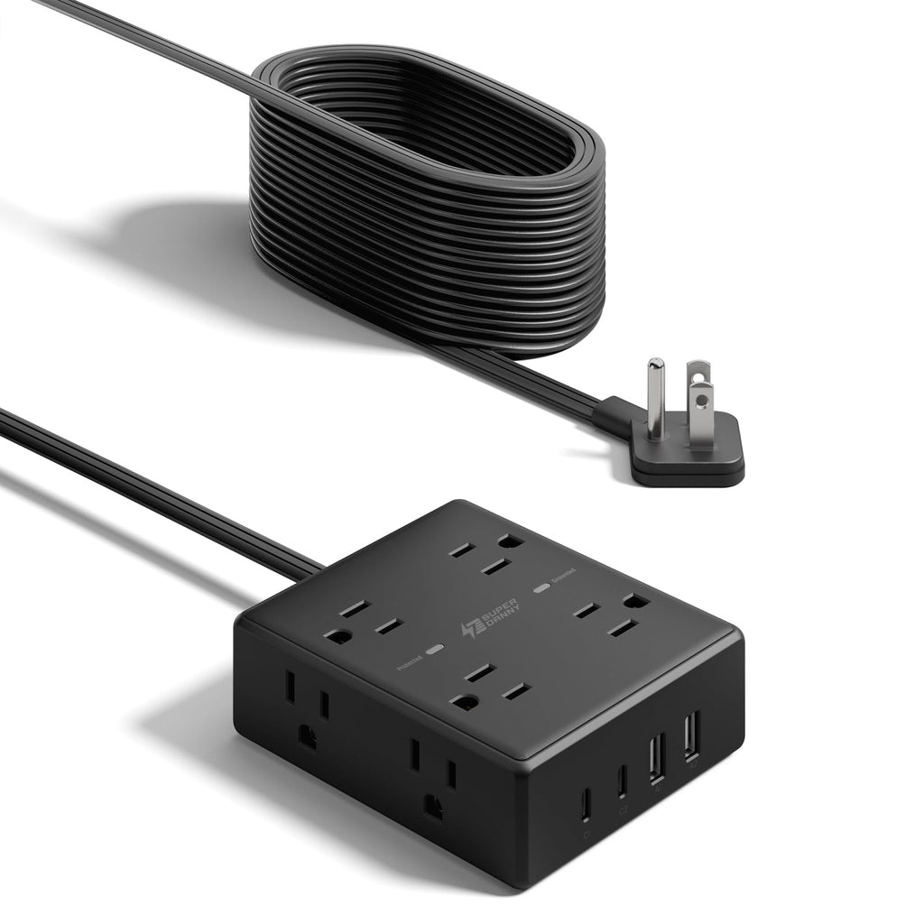 10ft Extension Cord with Surge Protection