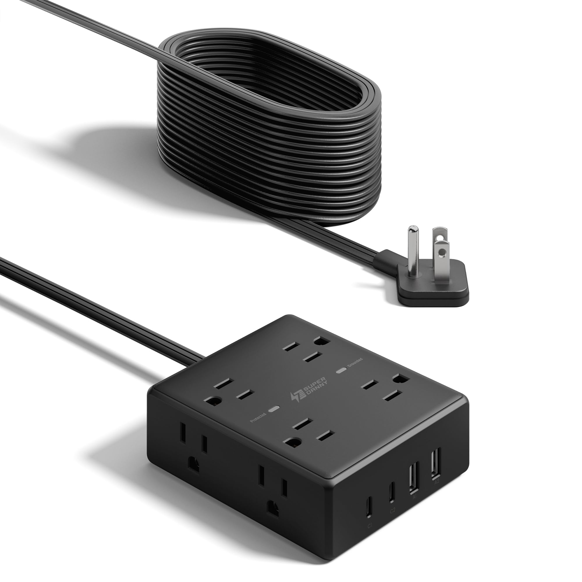 10ft Extension Cord with Surge Protection